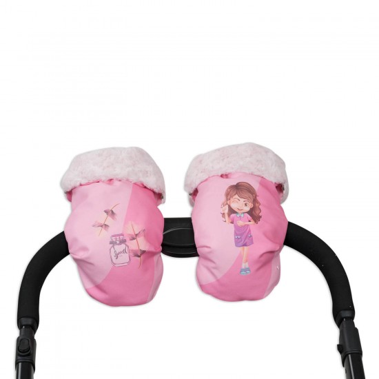 Wasserdichte Tasche Stuhl mit Handschuhen und Cover Girl Beauty Harness
