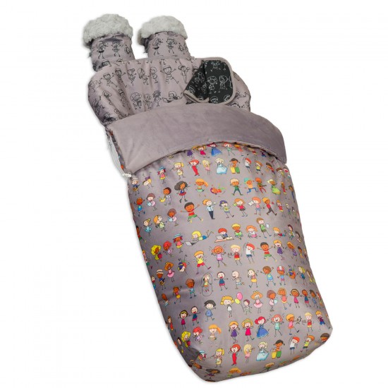 Wasserdichte Tasche Stuhl mit Handschuhen und Abdeckungen Harness Childs