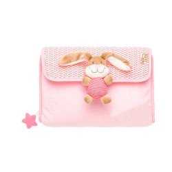 Baby pink bunny cosmetic bag