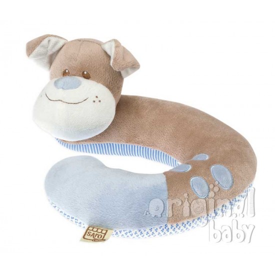 Kopfstütze für Baby-Hund Hellblau