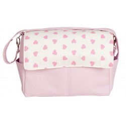 Maternal bag baby pink hearts
