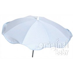 Baby blau gestreifter Regenschirm
