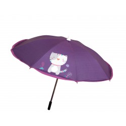 Lila Kitty Regenschirm Stuhl