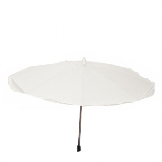 Weißer Regenschirm Stuhl Algodones