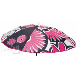 Flores fuchsia Stuhl umbrella