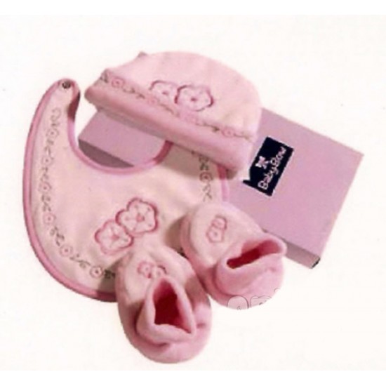 Geschenk-Set 3-teilig rosa neugeborene